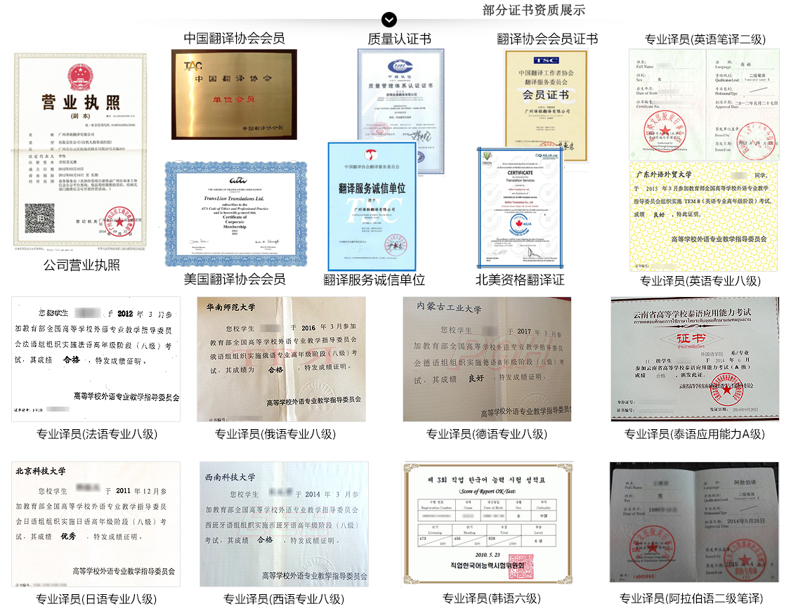 译联资质