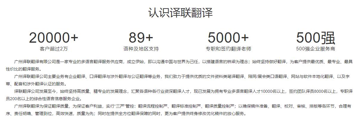 译联翻译公司图片介绍