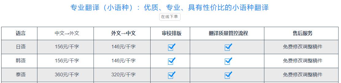泰语翻译价格图片 泰语翻译价格图片